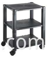 Height adjustable mobile printer cart